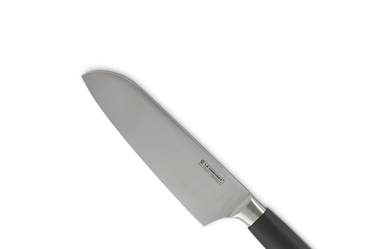 Couteau Santoku Georges, manche noir, fabrication française