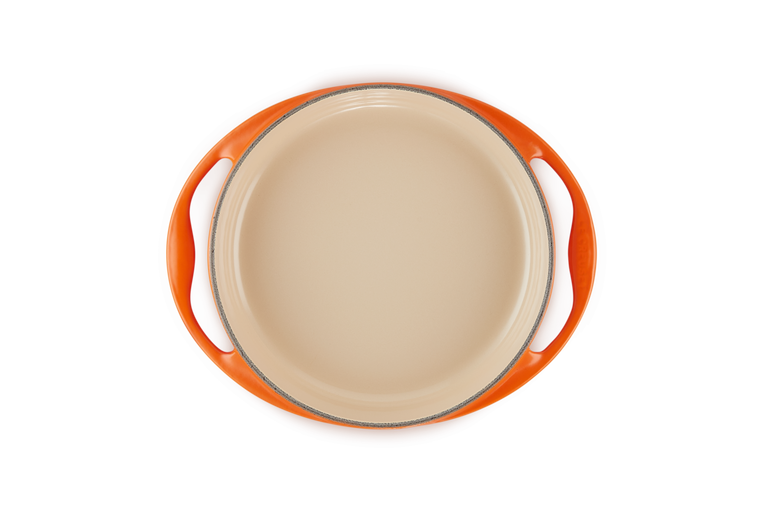 Plat à four rond en céramique de 20,3 cm avec poignée, plat de cuisson pour  tartes, tartelettes, quiches, cocottes et plus enc[321]