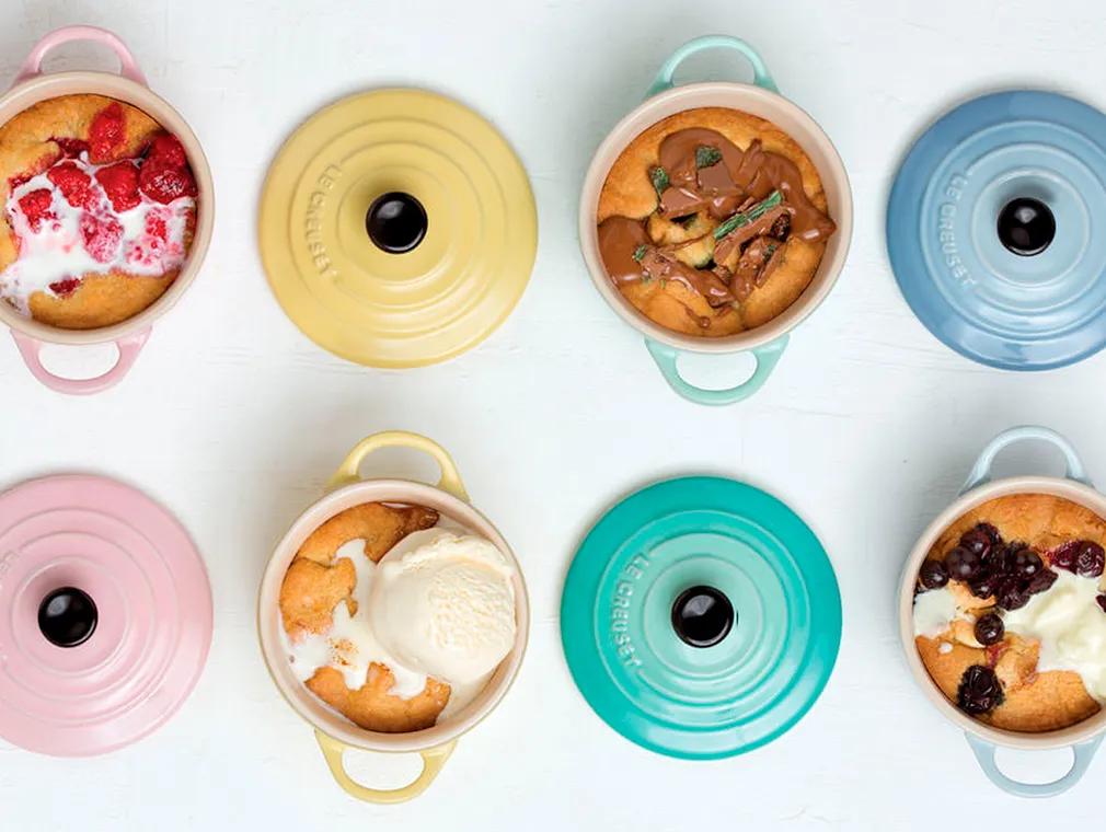 Cookies en mini-cocotte servi avec de la glace